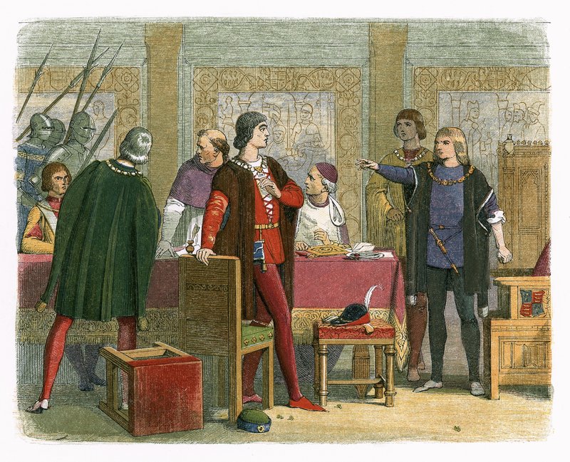 Richard beordrar arrestering av Hastings av James William Edmund Doyle