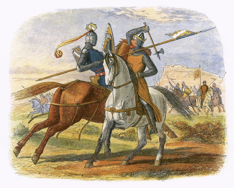 Sir Robert Bruce dödar Sir Henry Bohun av James William Edmund Doyle