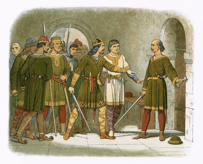 William de Breteuil försvarar statskassan av James William Edmund Doyle
