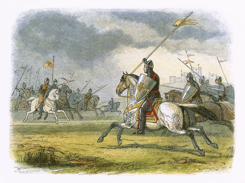 Lejonet Vilhelm tillfångatagen av James William Edmund Doyle