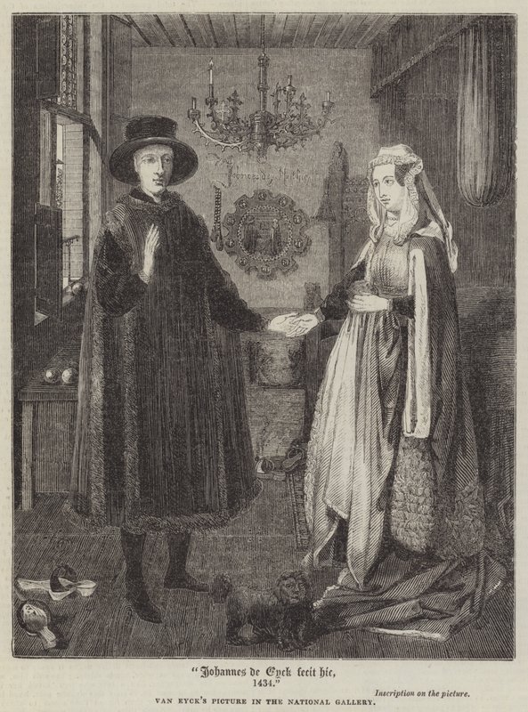 Johannes de Eyck fecit hic, 1434 av Jan van Eyck