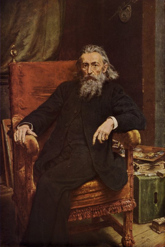 Självporträtt av den polske målaren Jan Matejko, 1892 av Jan Alojzy Matejko