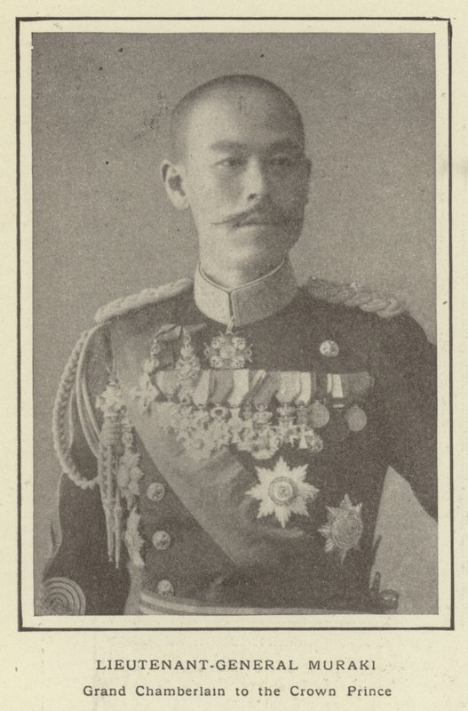 Generallöjtnant Muraki, storkammare hos kronprinsen av Japanese Photographer