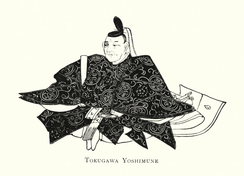 Tokugawa Yoshimune av Japanese School