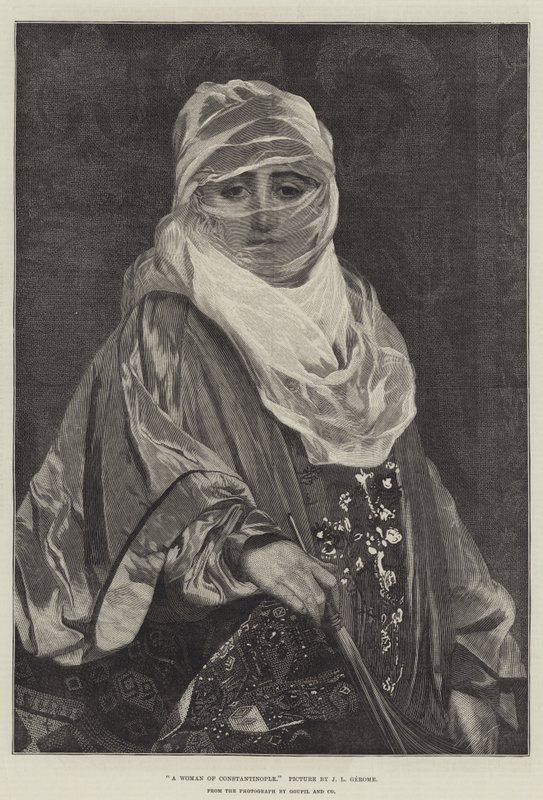 En kvinna från Konstantinopel av Jean Leon Gerome