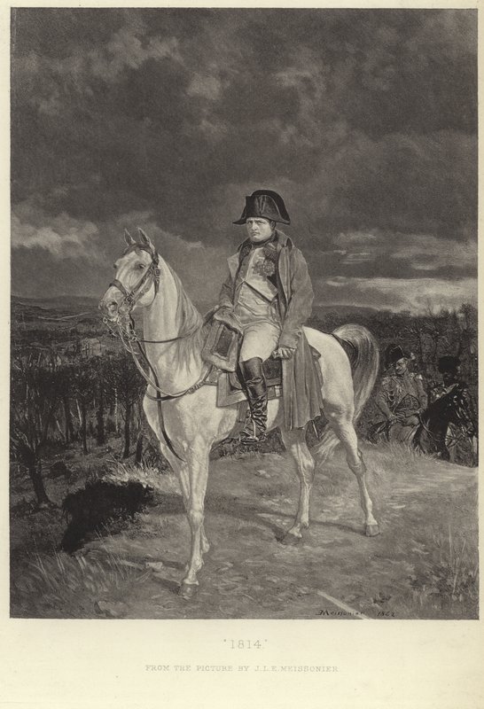 Porträtt av Napoleon Bonaparte av Jean Louis Ernest Meissonier