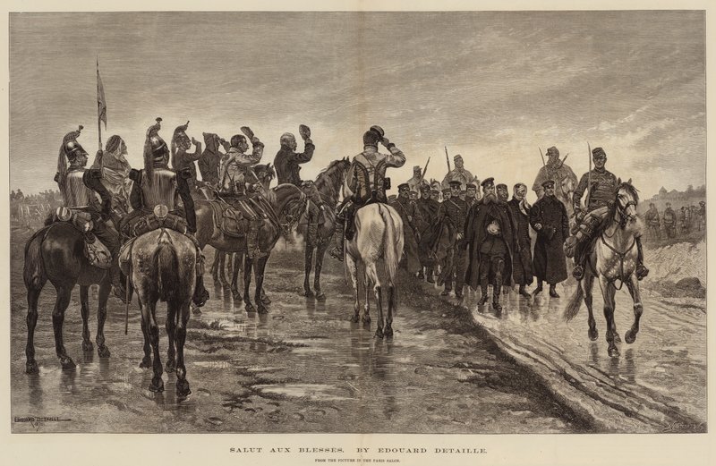 Hej till de sårade av Jean Baptiste Edouard Detaille