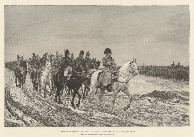 Campagne de France, eller 1814, såldes nyligen för 34 000 pund av Jean Louis Ernest Meissonier