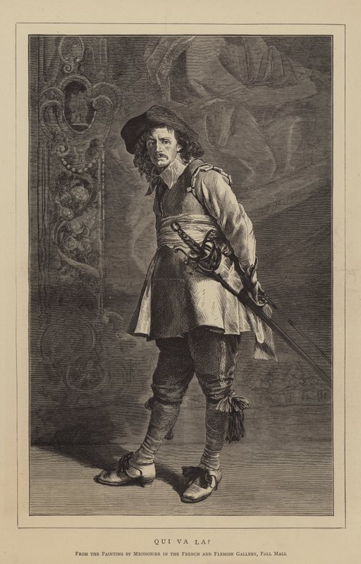 Vem är där av Jean Louis Ernest Meissonier