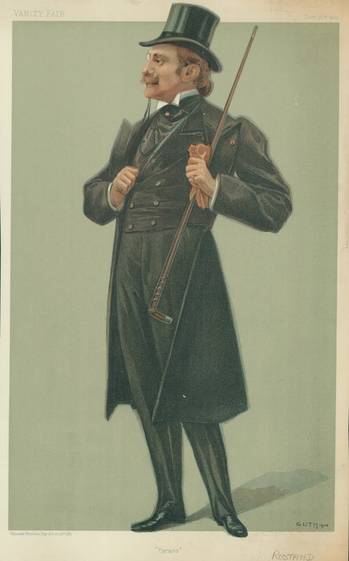 M Edmond Rostand, Cyrano, 20 juni 1901, Vanity Fair-tecknat. av Jean Baptiste Guth