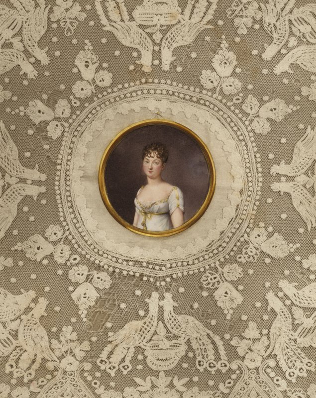 Porträtt av prinsessan Pauline Schwarzenberg av Jean Baptiste Jacques Augustin