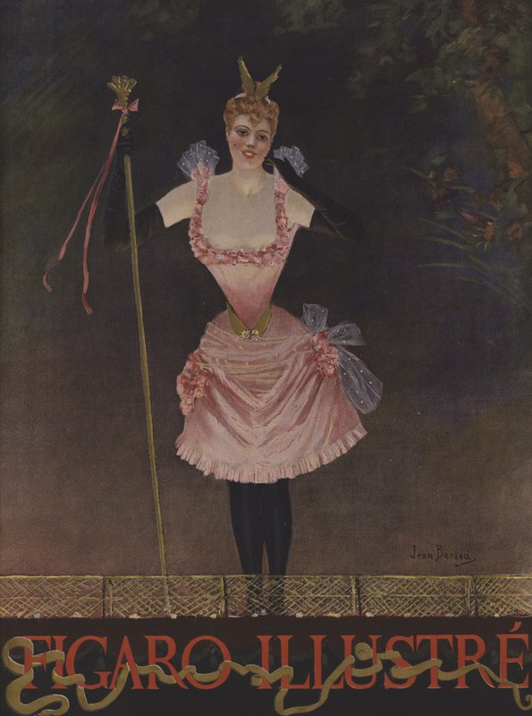 Omslag till Le Figaro Illustre, december 1891 av Jean Beraud