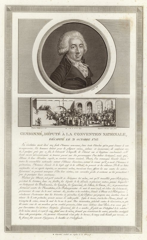 Porträtt av Armand Gensonne av Jean Duplessi Bertaux