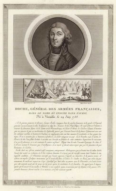 Porträtt av Lazare Hoche av Jean Duplessi Bertaux
