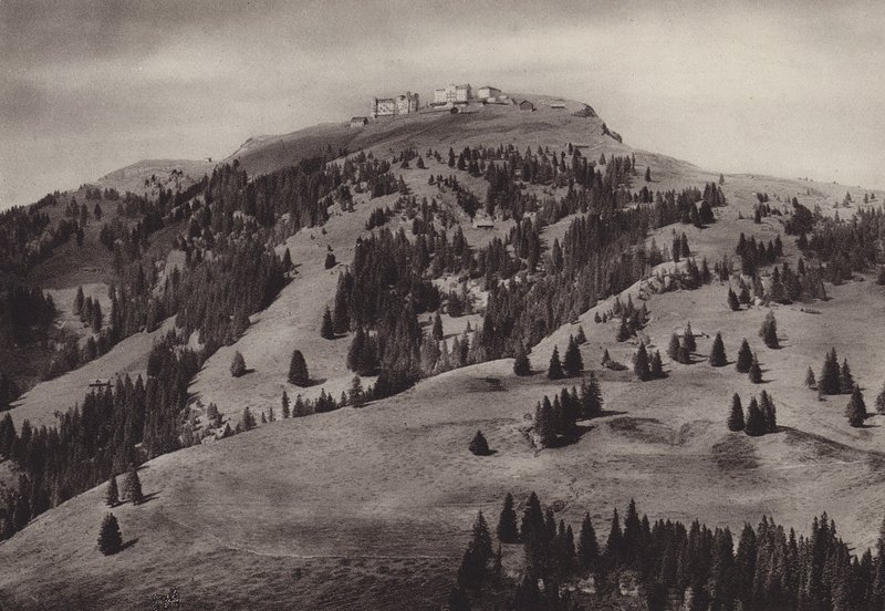 Hotell Rigi Kulm (s/v foto) av Jean Gaberell