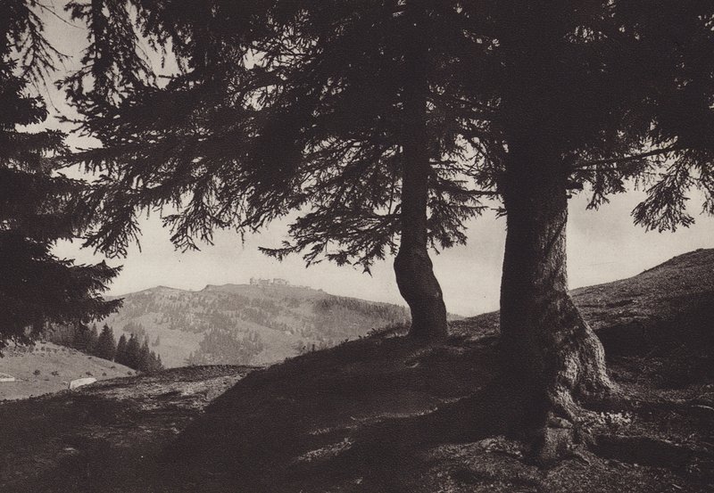 Rigi Staffel, gå nära Staffel (s/v foto) av Jean Gaberell