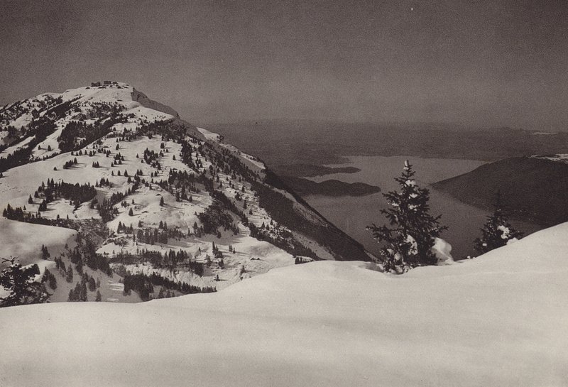 Rigi im Winter (s/v foto) av Jean Gaberell