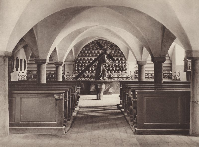 Schweiz: Stans, de dödas kapell (s/v foto) av Jean Gaberell