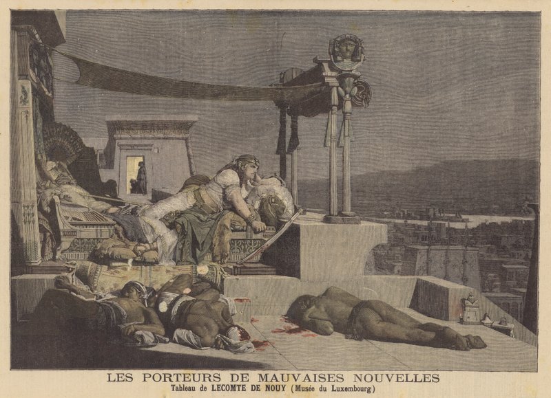Bärarna av dåliga nyheter av Jean Jules Antoine Lecomte du Nouy