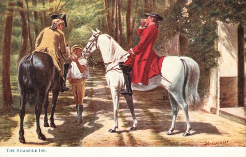 The Roadside Inn av Jean-Louis Ernest Meissonier
