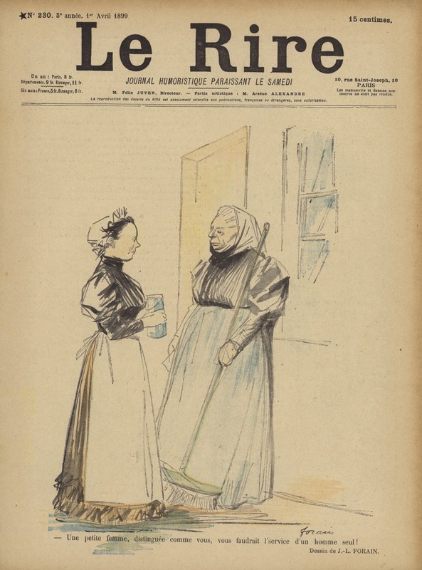 Illustration för Le Rire av Jean Louis Forain