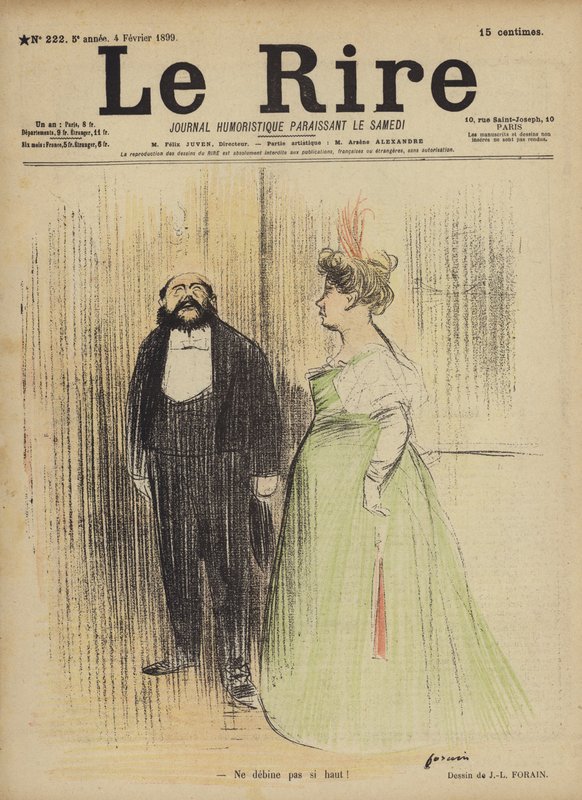 Illustration för Le Rire av Jean Louis Forain