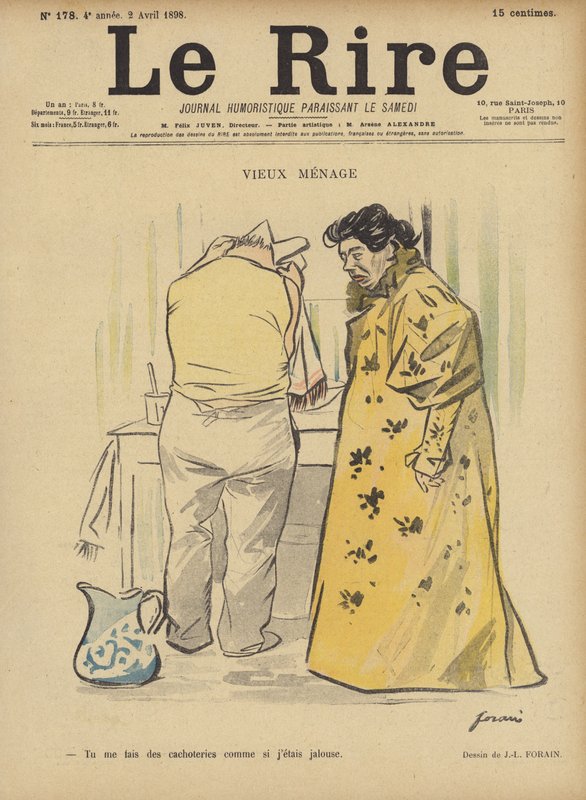 Illustration för Le Rire av Jean Louis Forain
