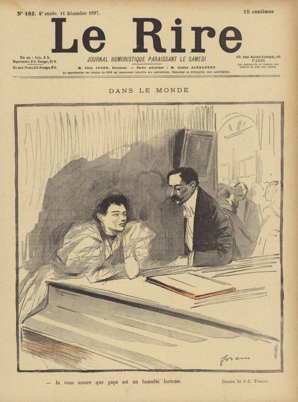 Illustration för Le Rire av Jean Louis Forain