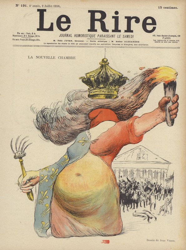 Illustration för Le Rire av Jean Veber