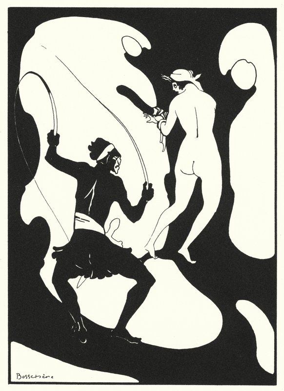 Ovidius kärleksböcker: En rygg täckt av gräs (färglitografi) av Jean de Bosschere