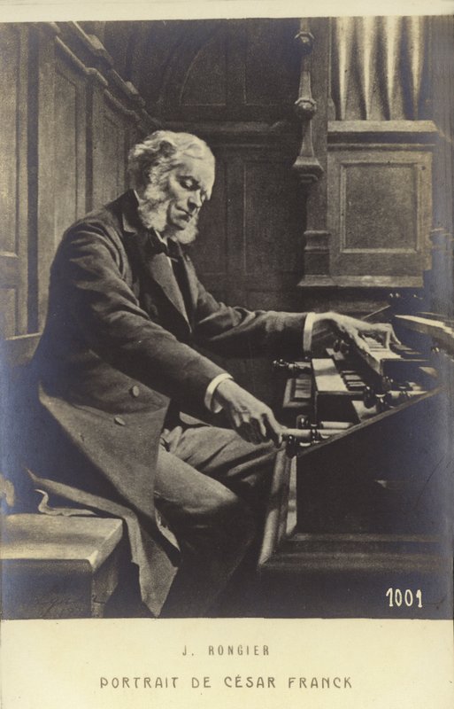 Cesar Franck, belgisk född kompositör, pianist, organist och musiklärare som arbetade i Paris under sitt vuxna liv (1822-1890) av Jeanne Rongier