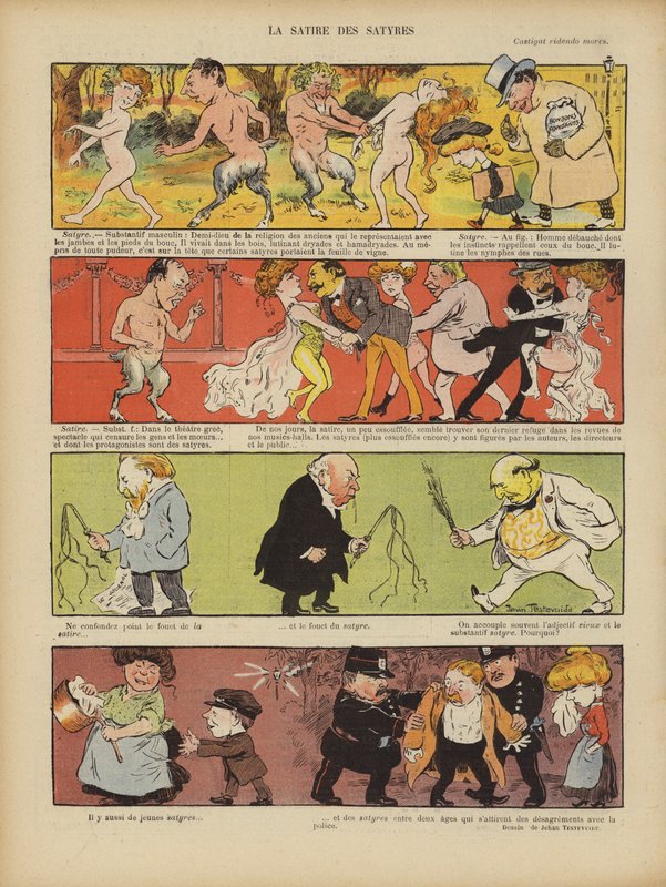 Illustration för Le Rire av Jehan Testevuide