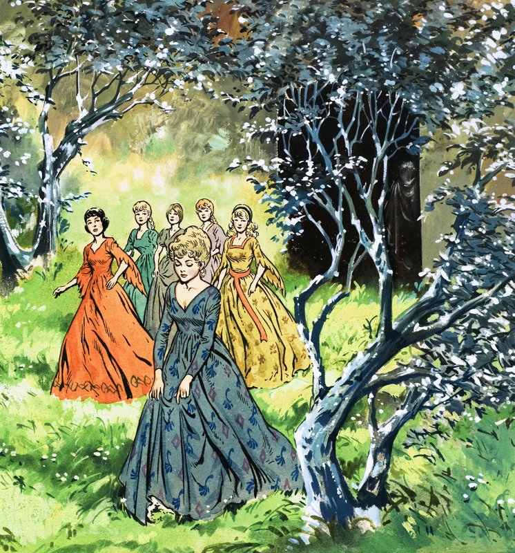 De dansande prinsessorna av Jesus Blasco