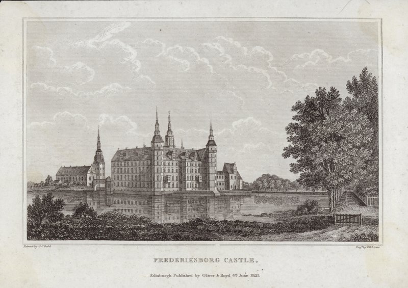 Frederiksborgs slott av Johan Christian Dahl