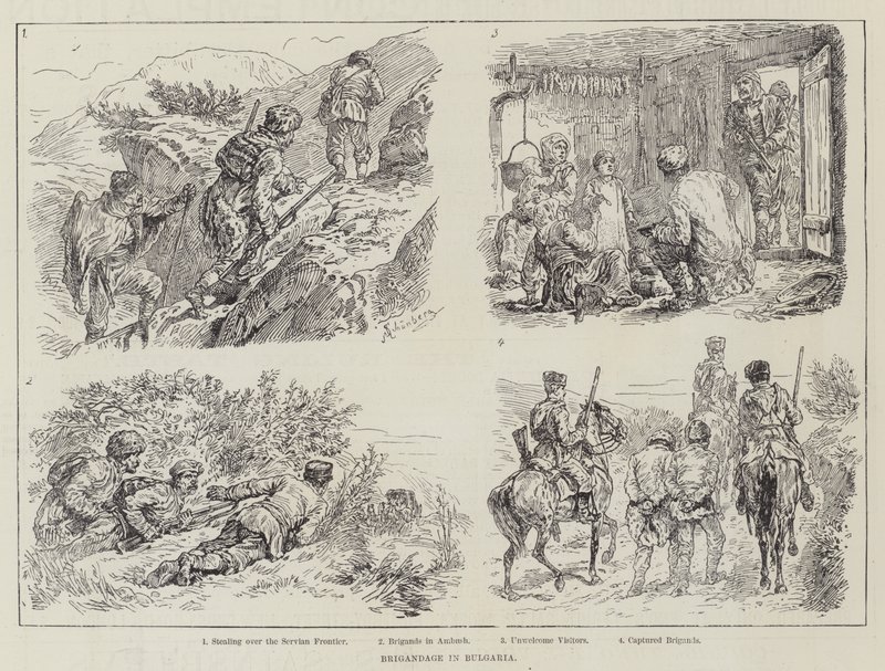 Brigandage i Bulgarien av Johann Nepomuk Schonberg