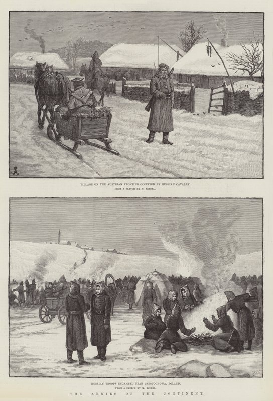 Kontinentens arméer av Johann Nepomuk Schonberg