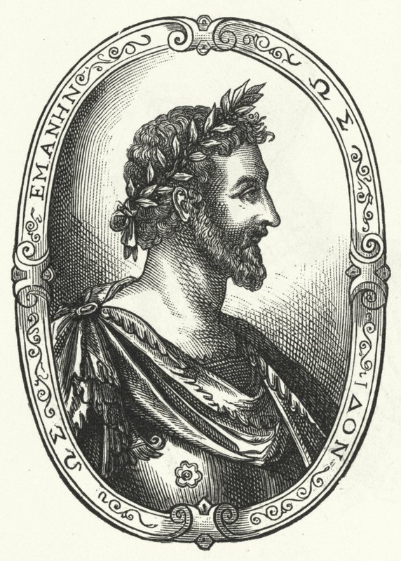 Pierre Ronsard, fransk poet (gravyr) av Johann Theodor de Bry