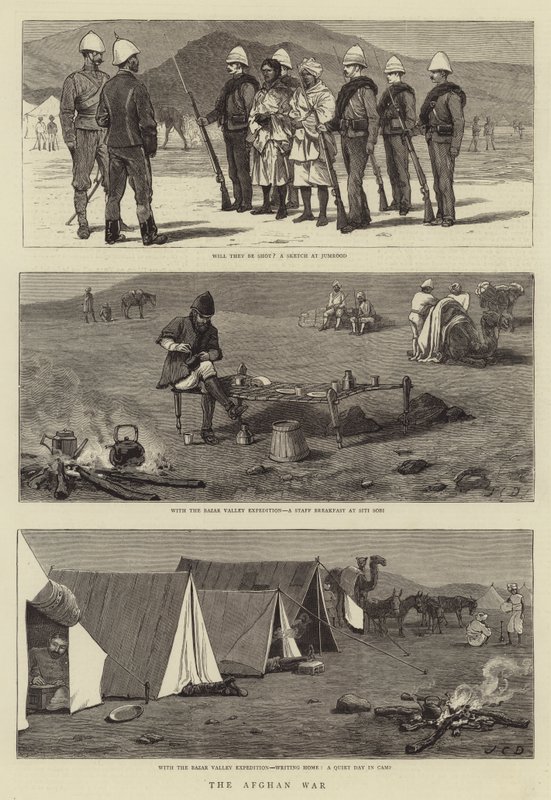 Det afghanska kriget av John Charles Dollman