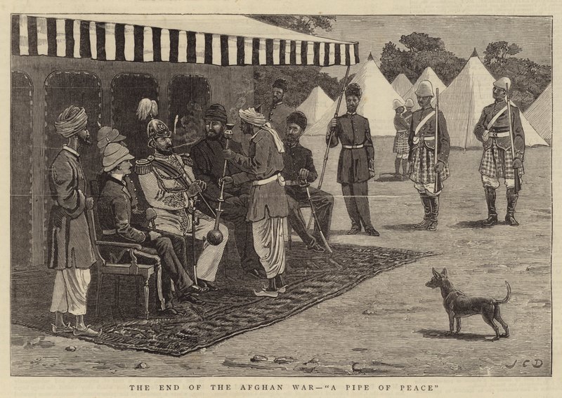 Slutet på det afghanska kriget, A Pipe of Peace av John Charles Dollman