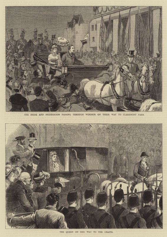 Hertigen av Connaughts äktenskap av John Charles Dollman