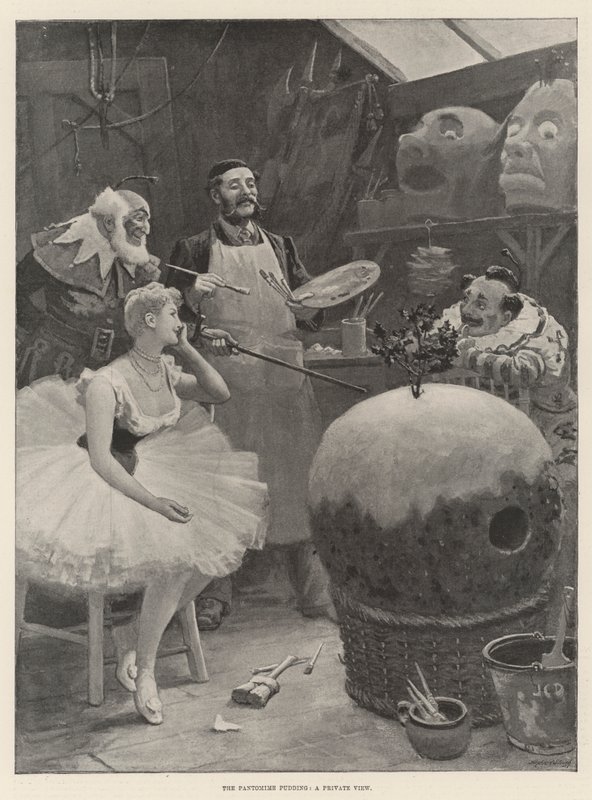 Pantomime Pudding, en privat utsikt av John Charles Dollman