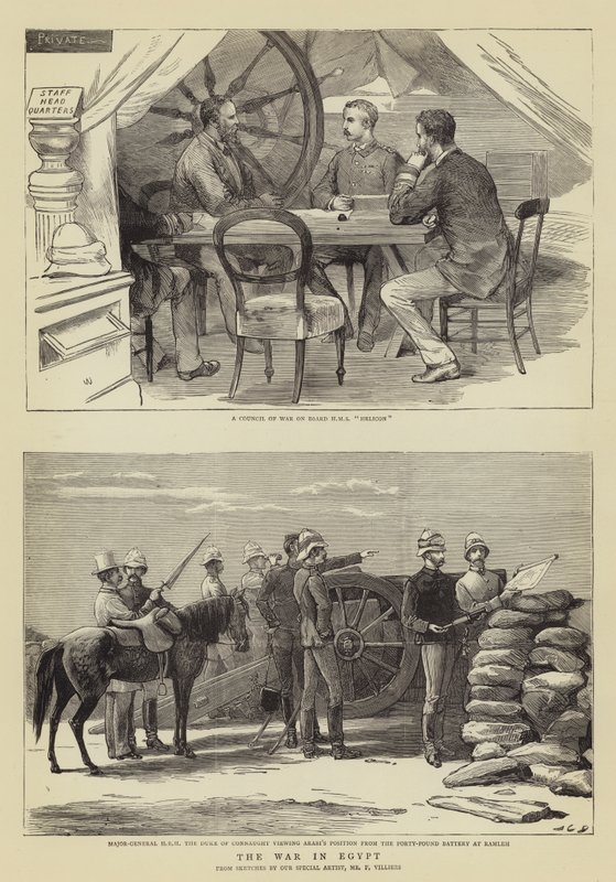 Kriget i Egypten av John Charles Dollman