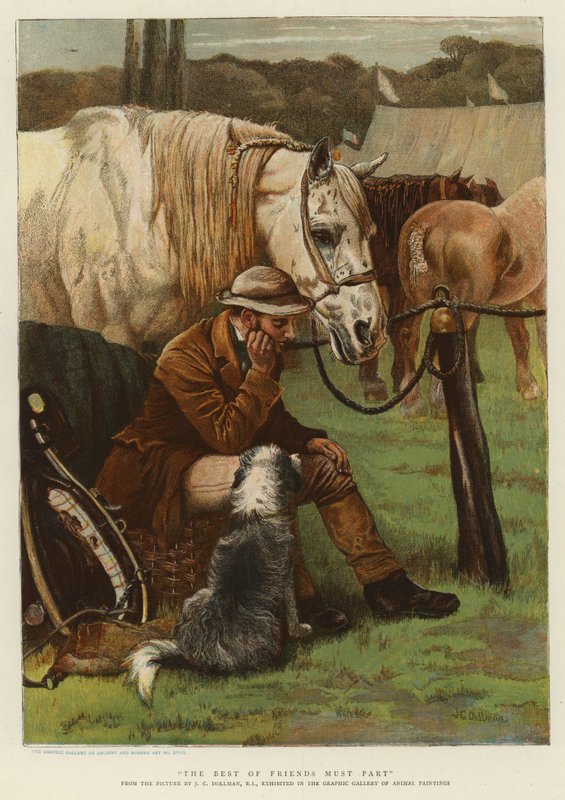 De bästa vännerna måste skiljas åt av John Charles Dollman