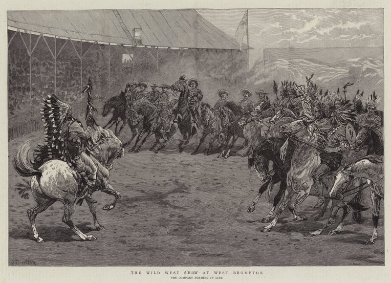 Wild West Show på West Brompton av John Charlton