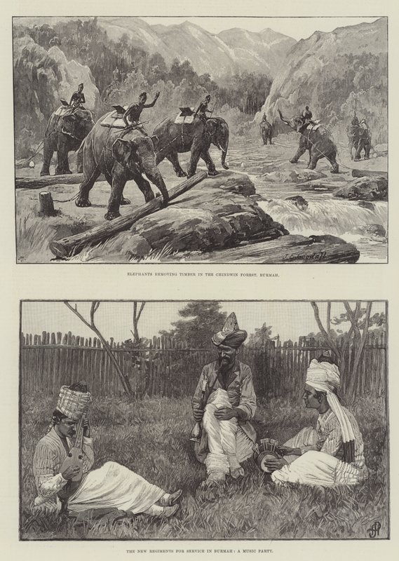 Skisser från Burma av John Edward Goodall