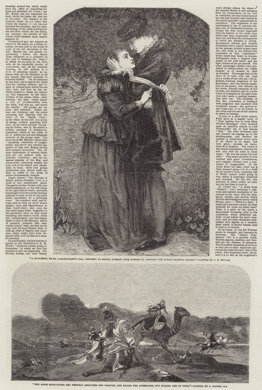 Utställning i Kungliga Akademien av John Everett Millais