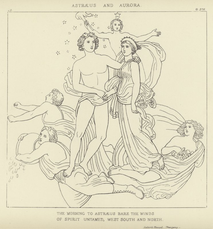 Astraeus och Aurora av John Flaxman