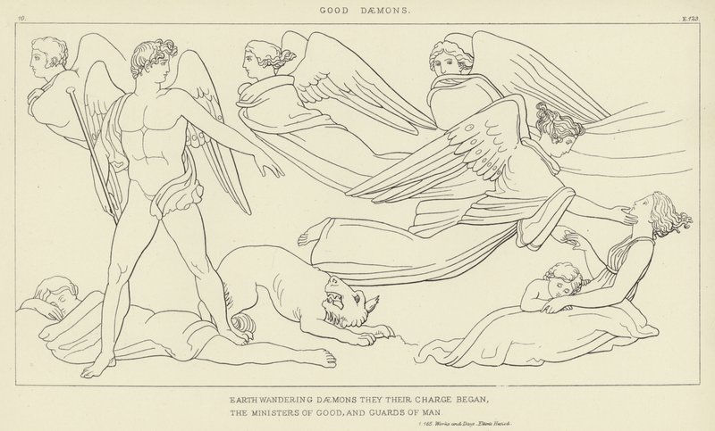 Bra Daemons av John Flaxman