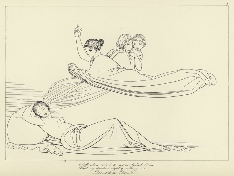 Prometheus kedjad av John Flaxman