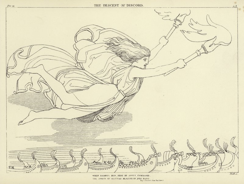 Discordens härkomst av John Flaxman
